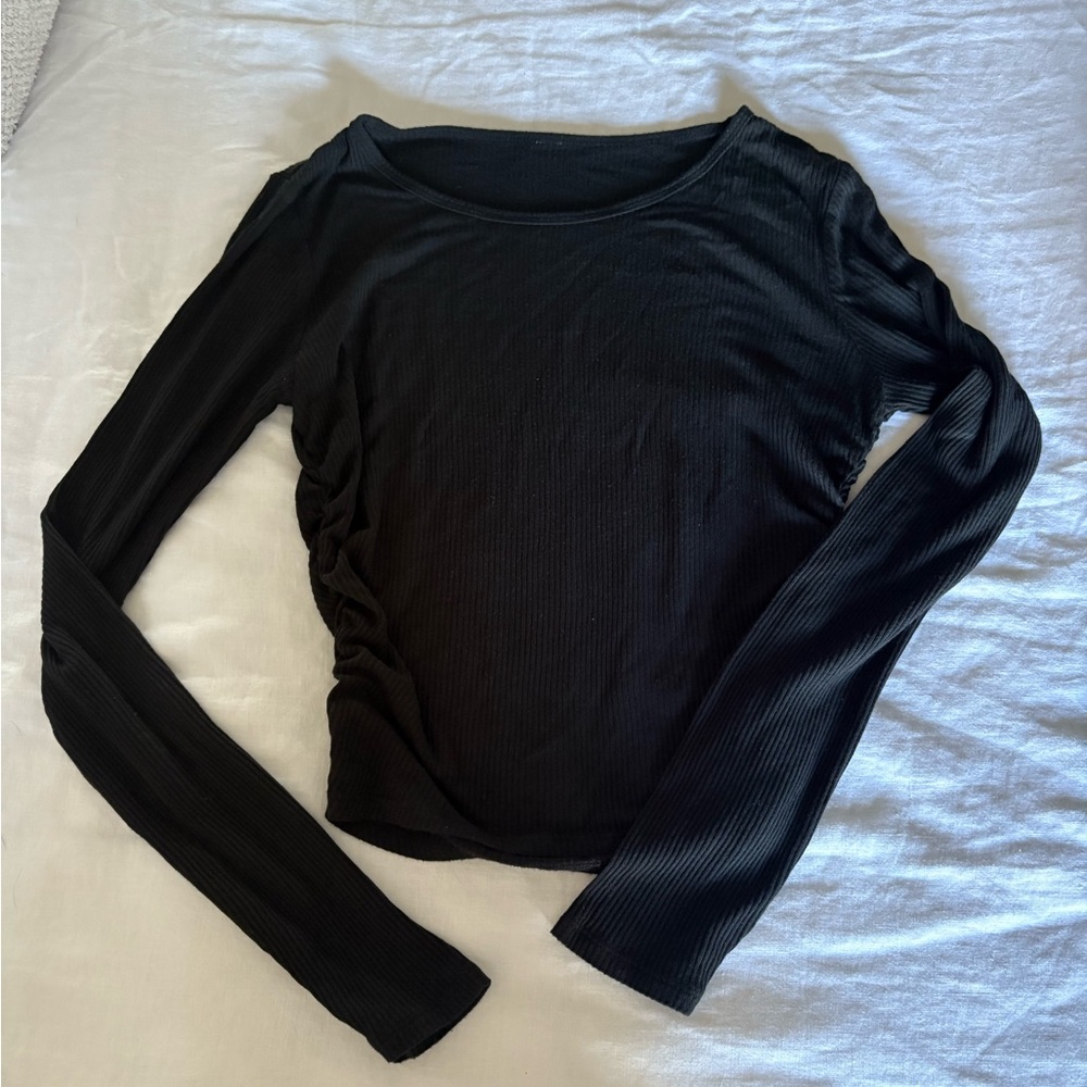 Alo Long Sleeve Cropped and Ruched